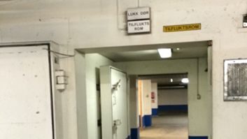 Merket inngang til tilflukstrom